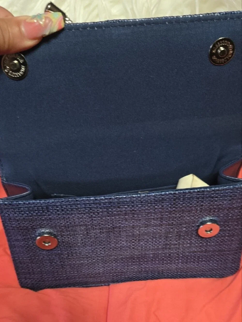 blue Shiraleah Bowie Straw Mini Bag